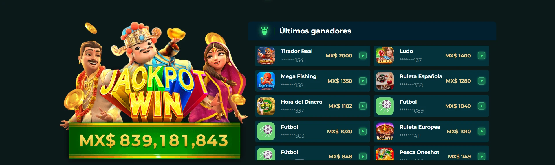 jackpot win